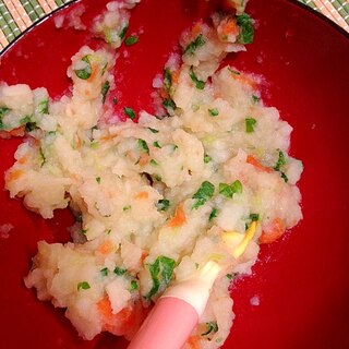 離乳食☆野菜たっぷりポテサラ